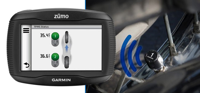 » garmin zumo bandenspanning