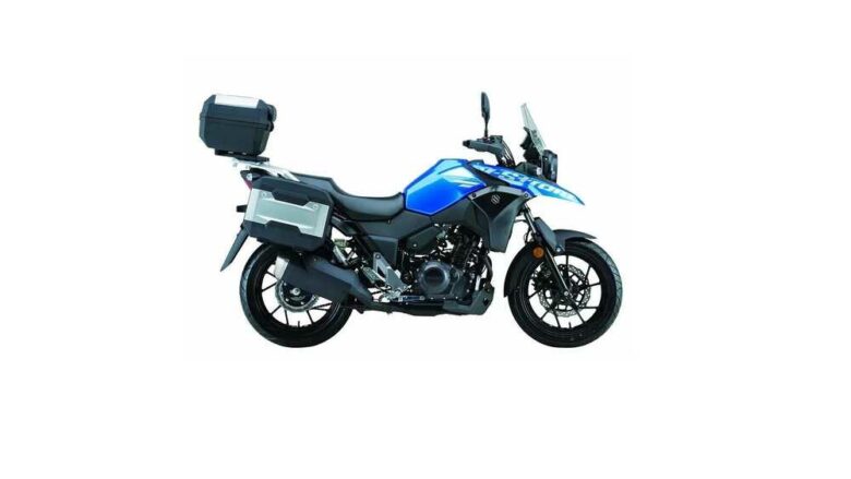 » suzuki v strom 250 blau