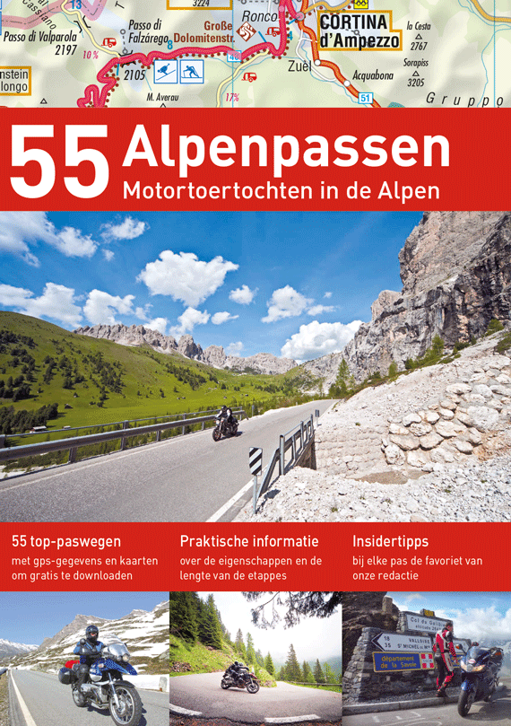 GPS Reisgids 55 Alpenpassen