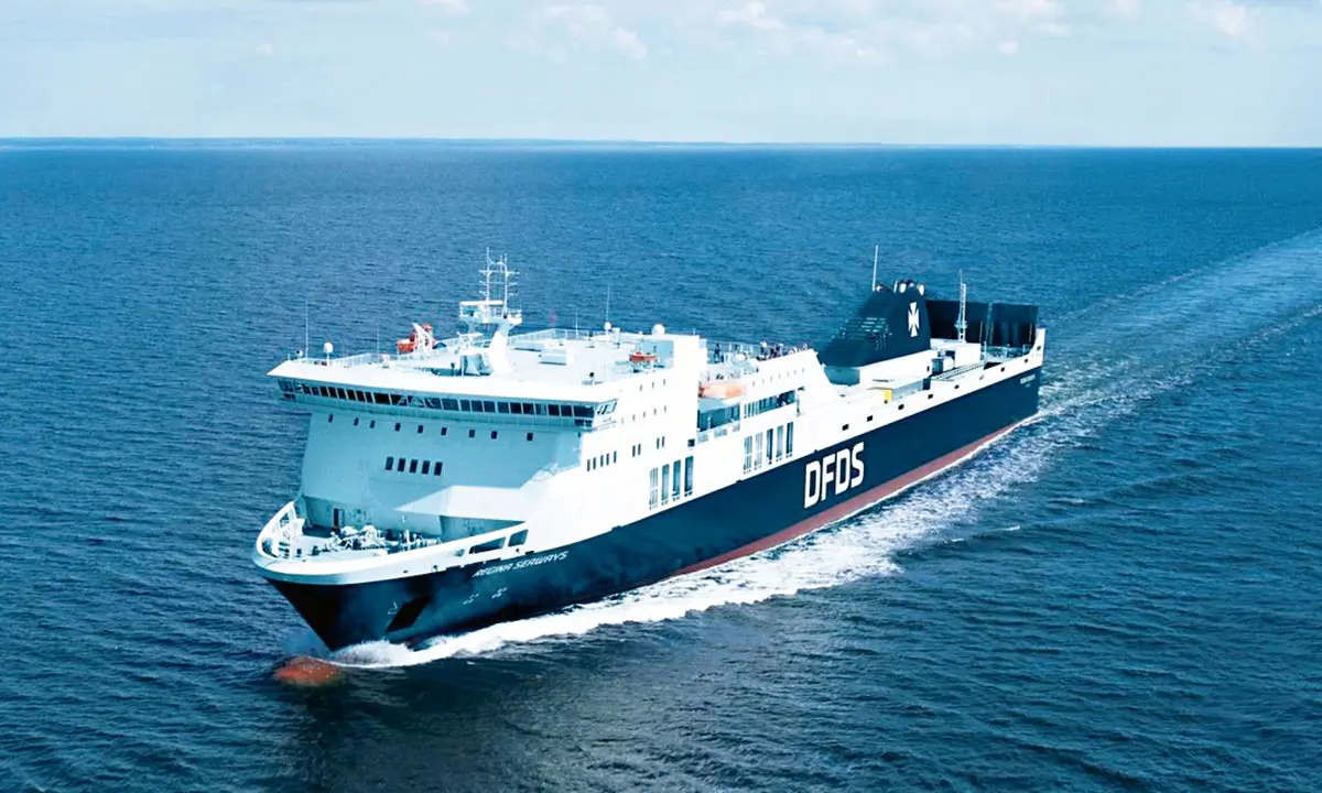 DFDS ferry naar Ierland